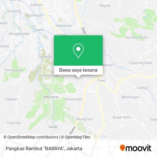 Peta Pangkas Rambut "BARAYA"