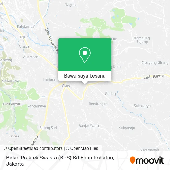 Peta Bidan Praktek Swasta (BPS) Bd.Enap Rohatun