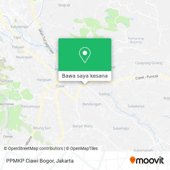 Peta PPMKP  Ciawi Bogor