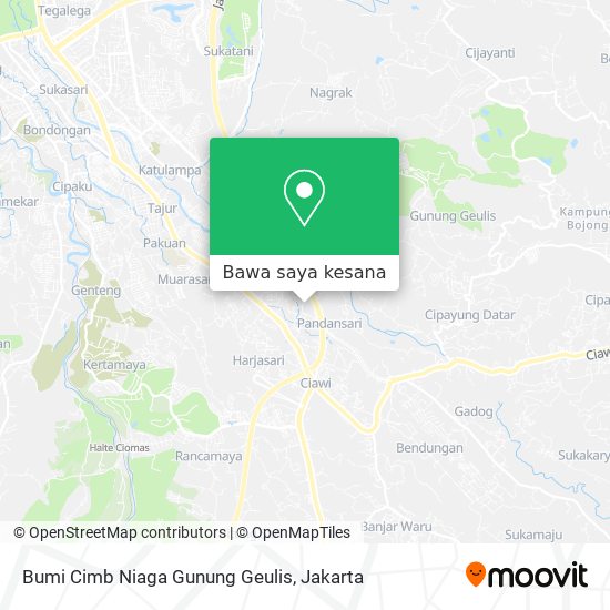 Peta Bumi Cimb Niaga Gunung Geulis