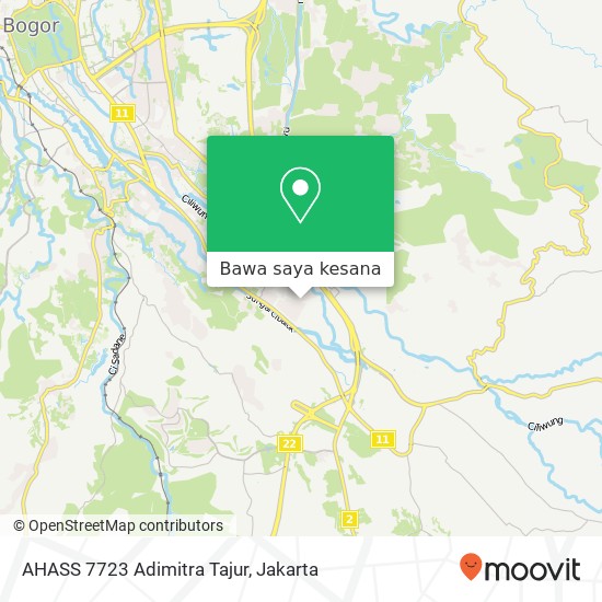 Peta AHASS 7723 Adimitra Tajur