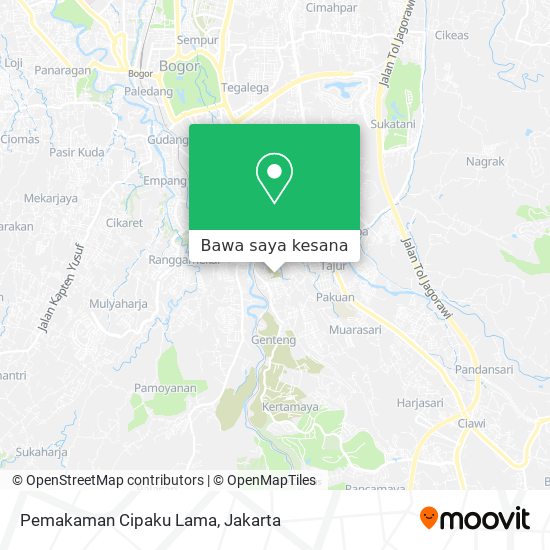 Peta Pemakaman Cipaku Lama