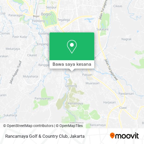 Peta Rancamaya Golf & Country Club