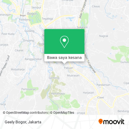 Peta Geely Bogor