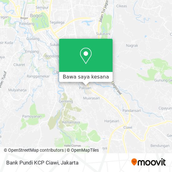 Peta Bank Pundi KCP Ciawi