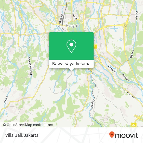 Peta Villa Bali