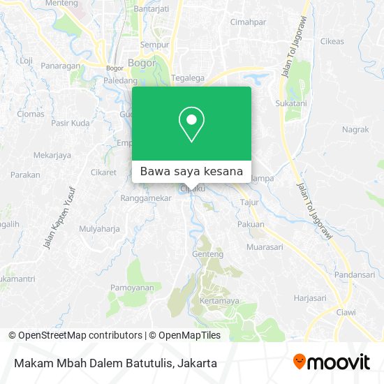 Peta Makam Mbah Dalem Batutulis