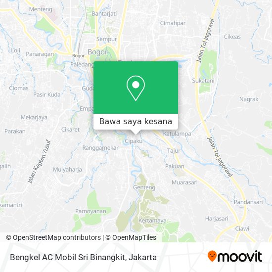 Peta Bengkel AC Mobil Sri Binangkit