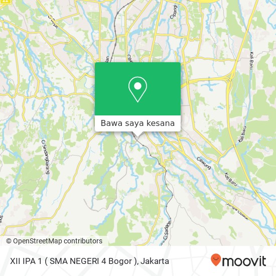 Peta XII IPA 1 ( SMA NEGERI 4 Bogor )
