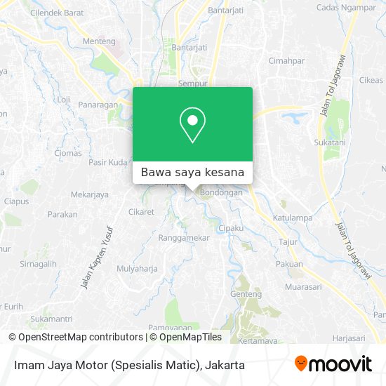 Peta Imam Jaya Motor (Spesialis Matic)