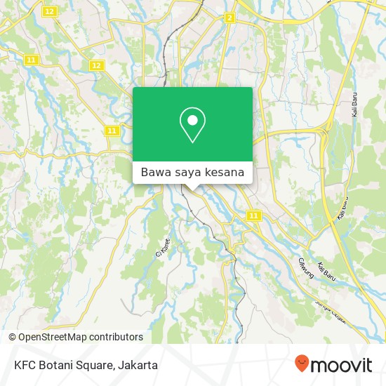 Peta KFC Botani Square