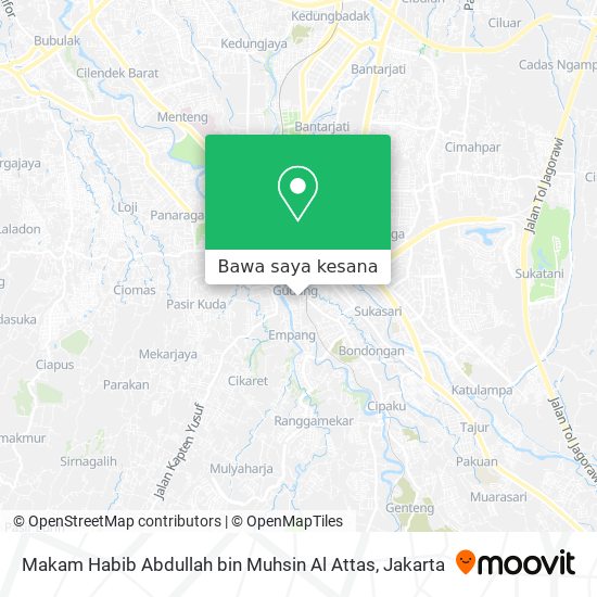 Peta Makam Habib Abdullah bin Muhsin Al Attas