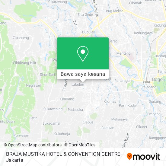 Peta BRAJA MUSTIKA HOTEL & CONVENTION CENTRE