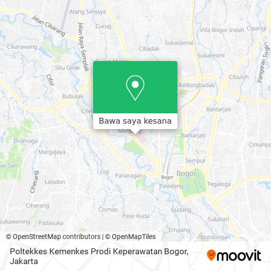 Peta Poltekkes Kemenkes Prodi Keperawatan Bogor