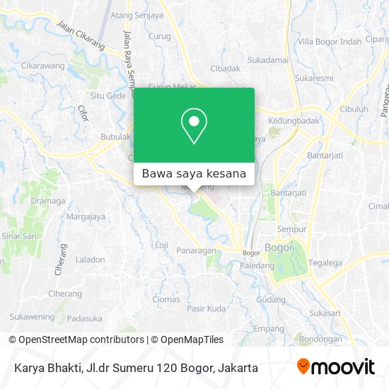 Peta Karya Bhakti, Jl.dr Sumeru 120 Bogor
