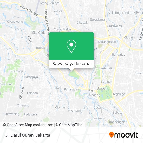 Peta Jl. Darul Quran