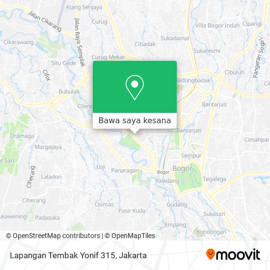 Peta Lapangan Tembak Yonif 315