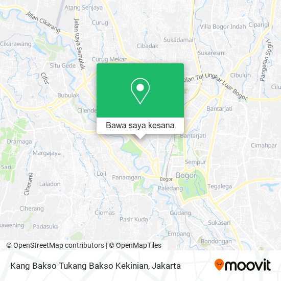 Peta Kang Bakso Tukang Bakso Kekinian