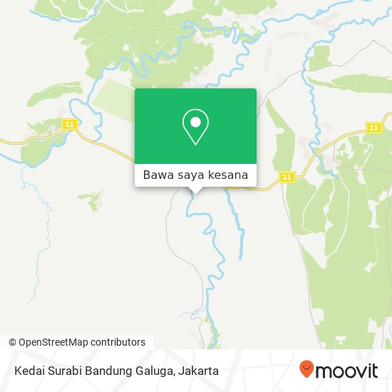 Peta Kedai Surabi Bandung Galuga