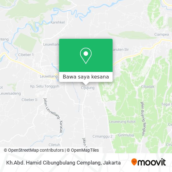 Peta Kh.Abd. Hamid Cibungbulang Cemplang