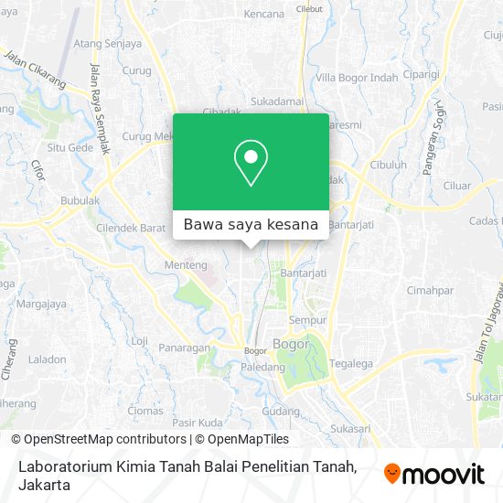 Peta Laboratorium Kimia Tanah Balai Penelitian Tanah