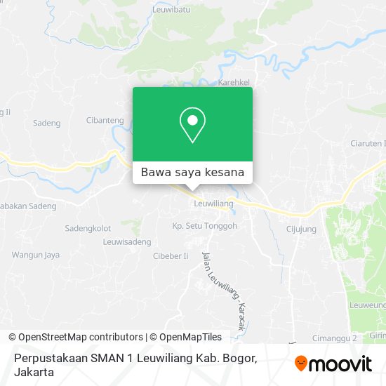 Peta Perpustakaan SMAN 1 Leuwiliang Kab. Bogor