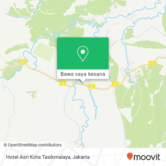 Peta Hotel Asri Kota Tasikmalaya