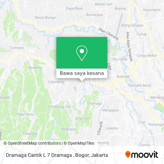 Peta Dramaga Cantik L 7 Dramaga , Bogor