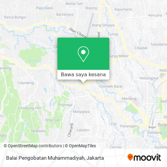 Peta Balai Pengobatan Muhammadiyah