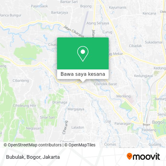 Peta Bubulak, Bogor
