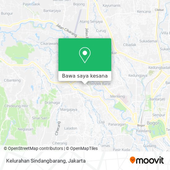 Peta Kelurahan Sindangbarang