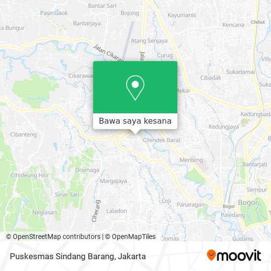 Peta Puskesmas Sindang Barang