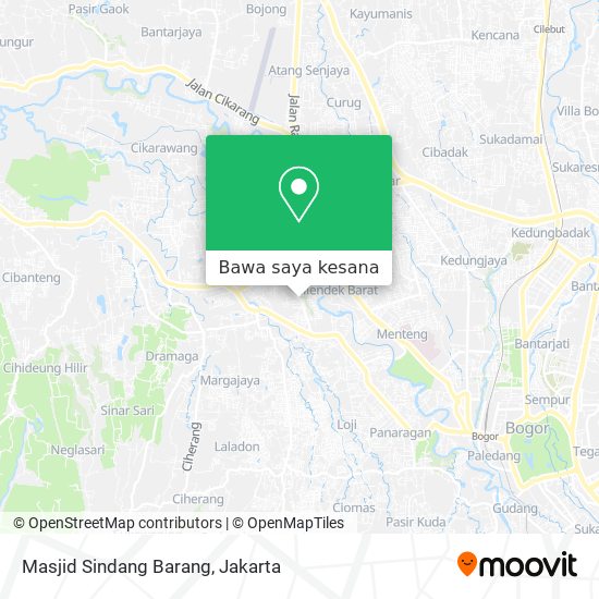 Peta Masjid Sindang Barang