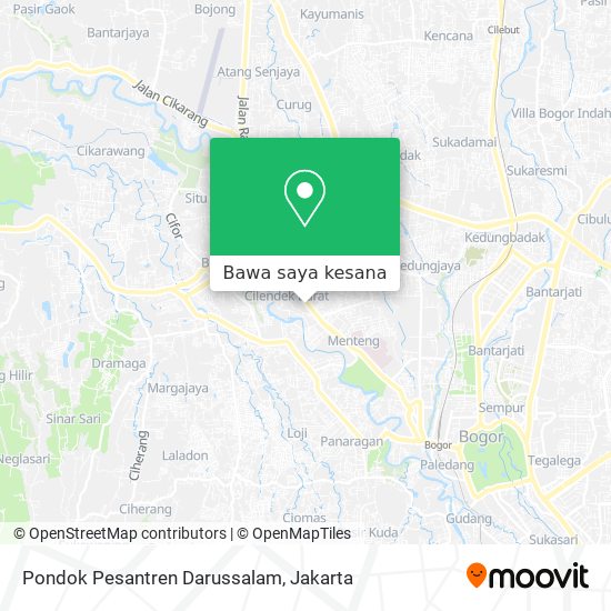 Peta Pondok Pesantren Darussalam