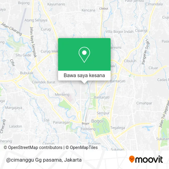 Peta @cimanggu Gg pasama