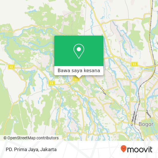 Peta PD. Prima Jaya