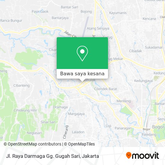 Peta Jl. Raya Darmaga Gg. Gugah Sari