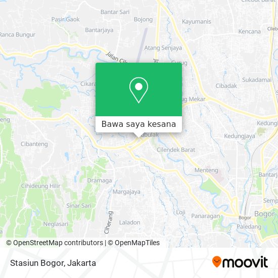 Peta Stasiun Bogor