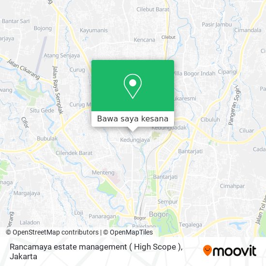 Peta Rancamaya estate management ( High Scope )