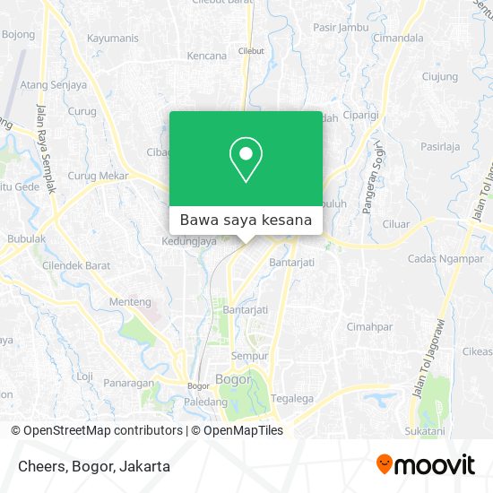 Peta Cheers, Bogor