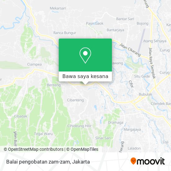 Peta Balai pengobatan zam-zam