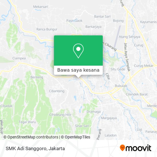 Peta SMK Adi Sanggoro