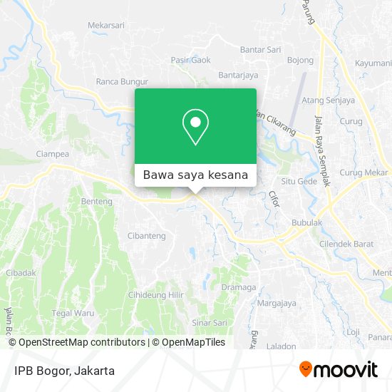 Peta IPB Bogor
