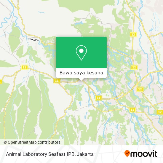 Peta Animal Laboratory Seafast IPB