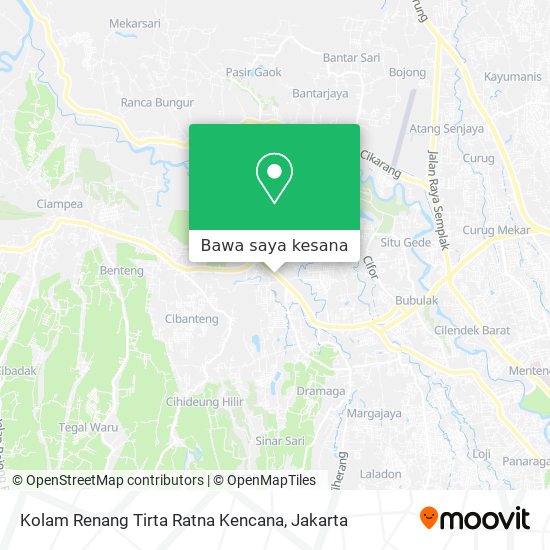 Peta Kolam Renang Tirta Ratna Kencana