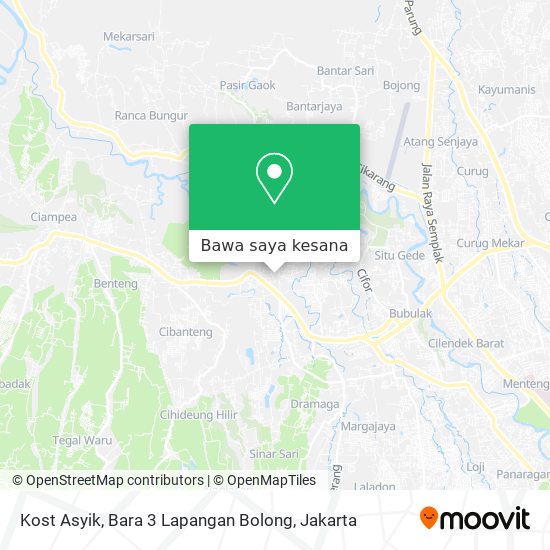 Peta Kost Asyik, Bara 3 Lapangan Bolong