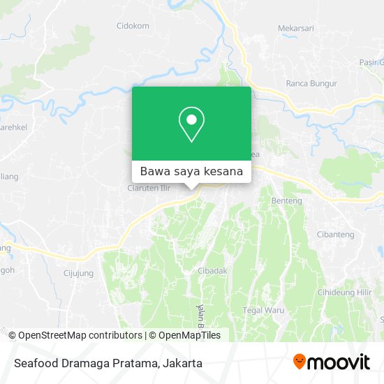 Peta Seafood Dramaga Pratama