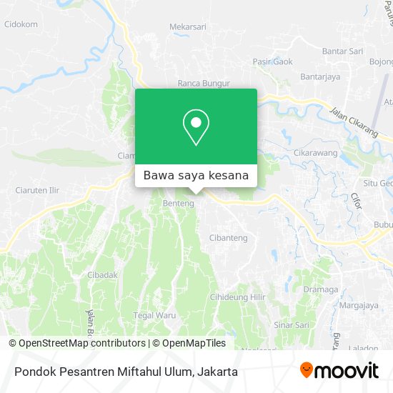 Peta Pondok Pesantren Miftahul Ulum