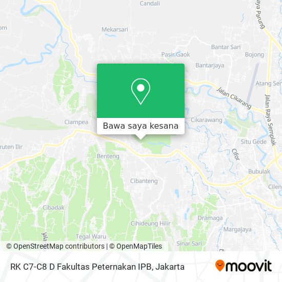 Peta RK C7-C8 D Fakultas Peternakan IPB