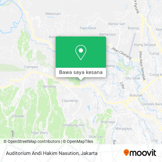 Peta Auditorium Andi Hakim Nasution